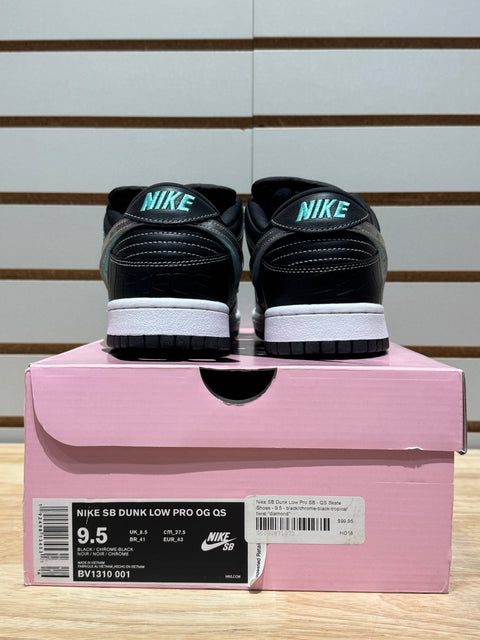 Nike SB Dunk Low Diamond Supply Co. Black Diamond Sz 9.5
