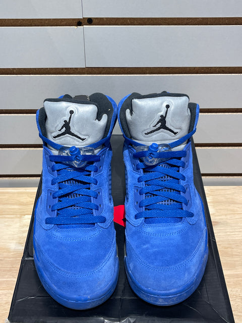 Jordan 5 Retro Blue Suede Sz 9.5
