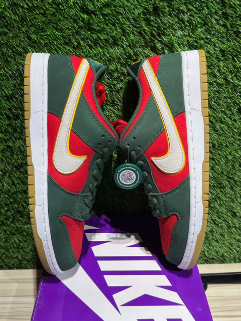 Nike SB Dunk Low Pro PRM Seattle Supersonics Sz 11.5M