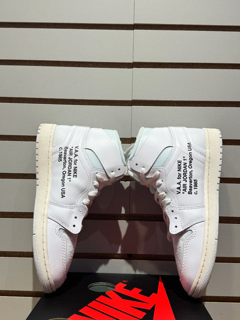 Jordan 1 Retro High Virgil Abloh Archive Alaska Sz 10