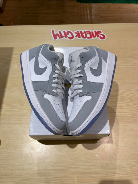 Jordan 1 Low Wolf Grey (Women's) Sz 9W