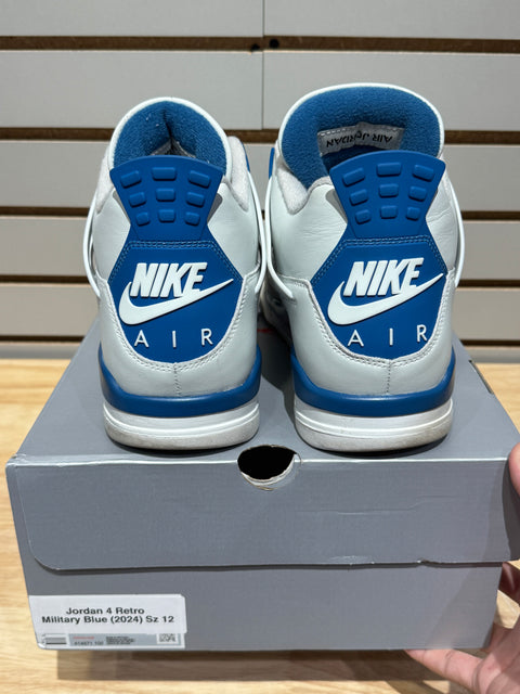 Jordan 4 Retro Military Blue (2024) Sz 12