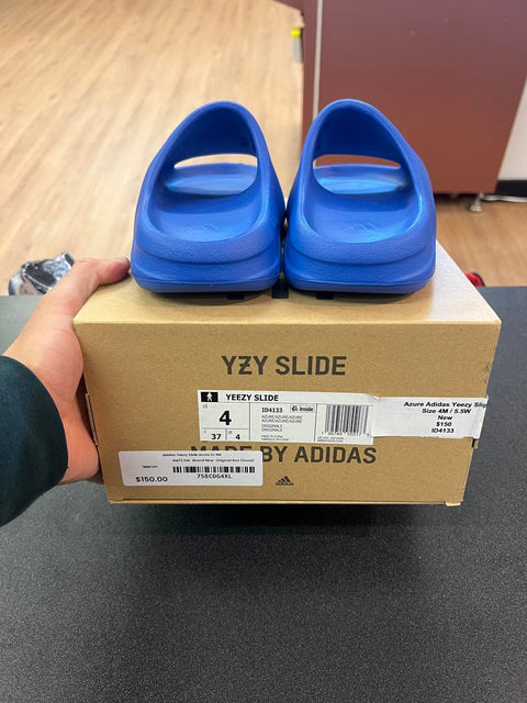 adidas Yeezy Slide Azure Sz 4M