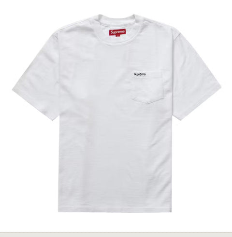 SUPREME S/S Pocket Tee White Sz S