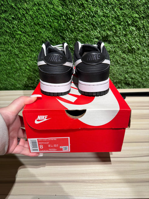 Nike Dunk Low Black White (2022) Sz 8M