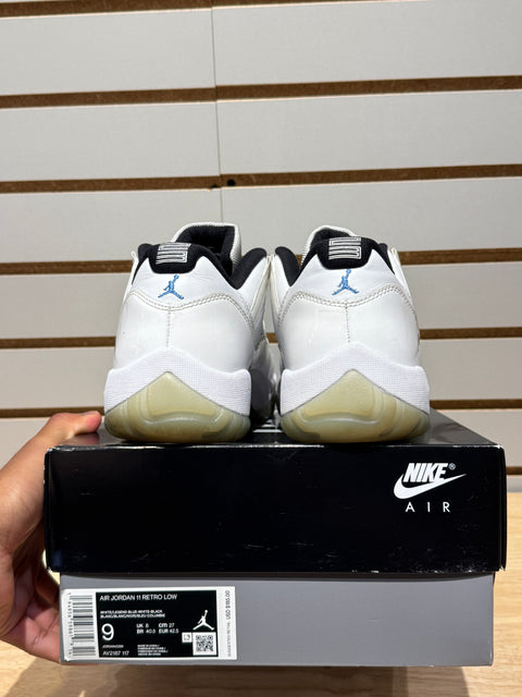 Jordan 11 Retro Low Legend Blue Sz 9