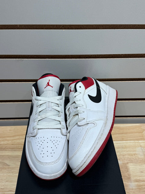 Jordan 1 Low White Gym Red (GS) Sz 7Y