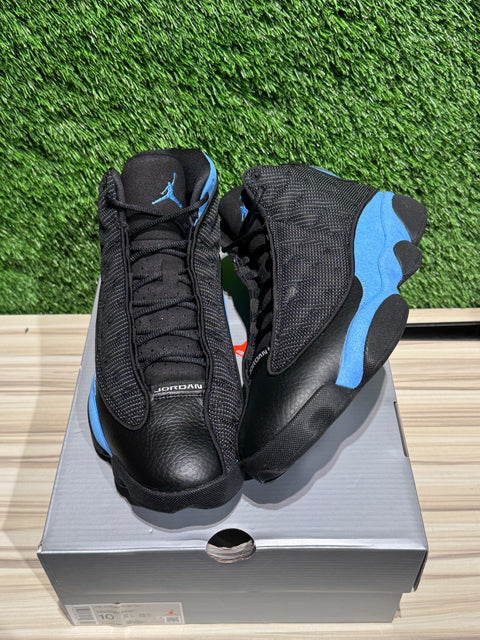 Jordan 13 Retro Black University Blue Sz 10