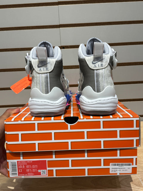 Nike Air Force 1 Mid Off-White White Sz 10.5M