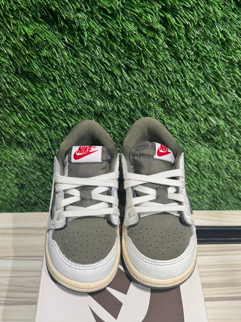 Jordan 1 Retro Low OG SP Travis Scott Medium Olive (TD) Sz 8C