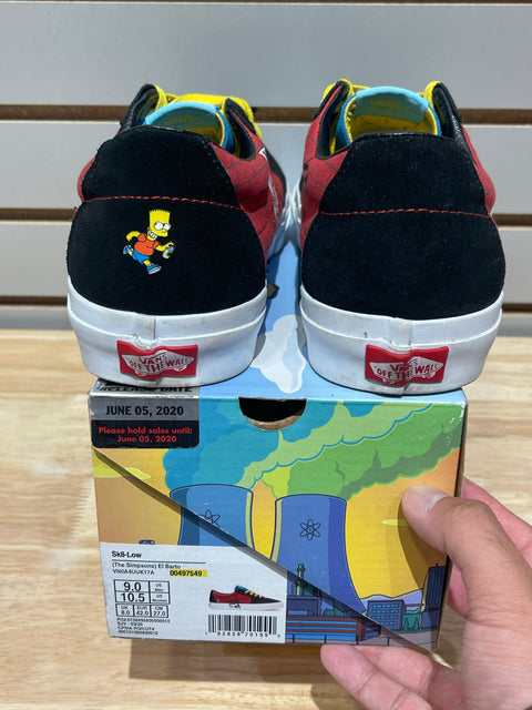 Vans Sk8-Low The Simpsons El Barto Sz 9