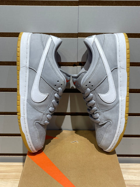 Nike SB Dunk Low Pro ISO Orange Label Wolf Grey Gum Sz 10.5