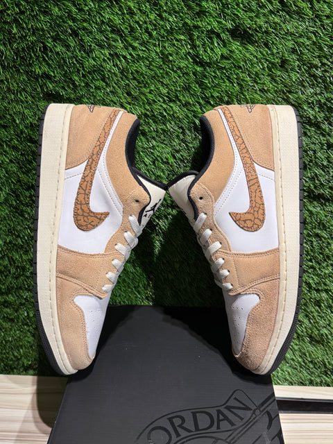 Jordan 1 Low SE Brown Elephant Sz 12M