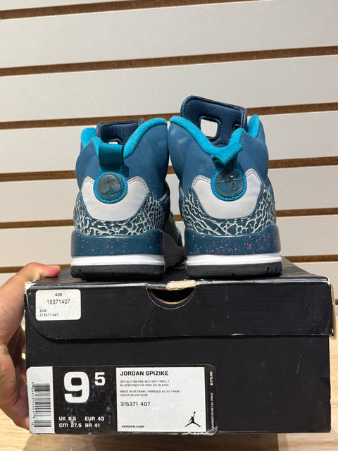 Jordan Spizike Space Blue Sz 9.5