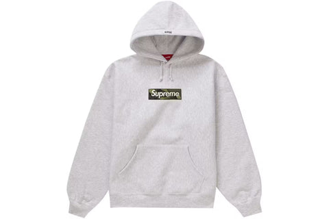 Ash Grey Supreme Box Logo Sz L