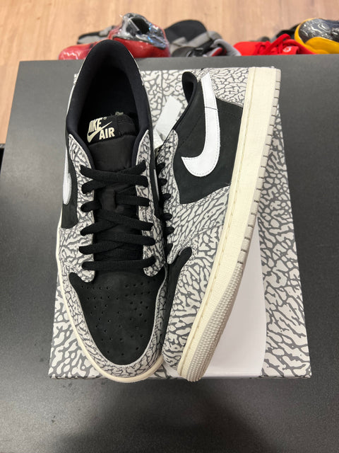 Black Cement Air Jordan 1 Low