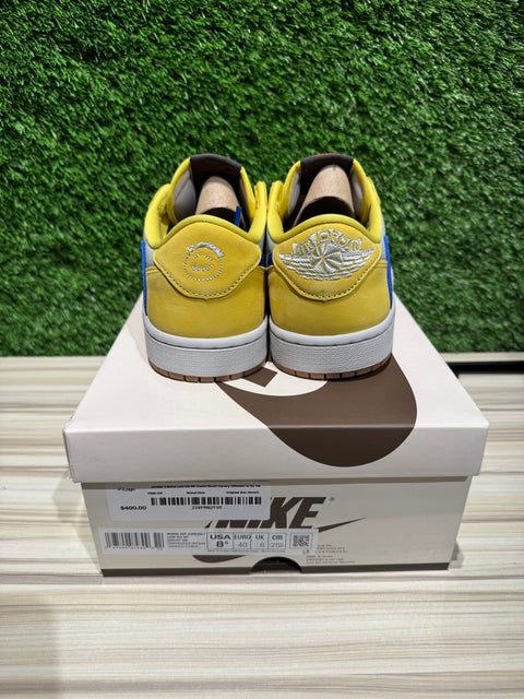 Jordan 1 Retro Low OG SP Travis Scott Canary (Women's) Sz 7M