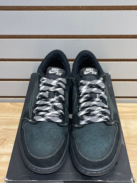 Jordan 1 Retro Low OG SP Travis Scott Black Phantom Sz 12M