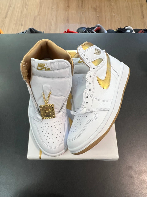 Jordan 1 Retro High OG Metallic Gold (Women's)