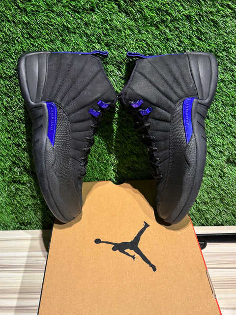 Jordan 12 Retro Black Dark Concord Sz 10