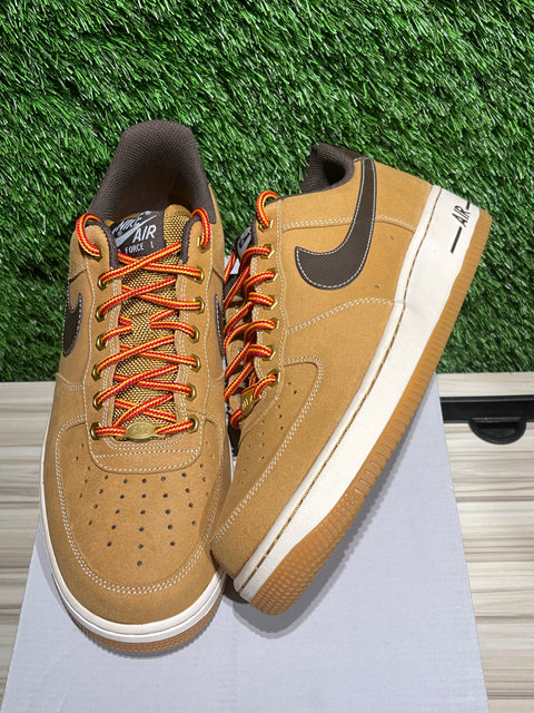 Nike Air Force 1 Low Winter Wheat Brown Sz 9.5