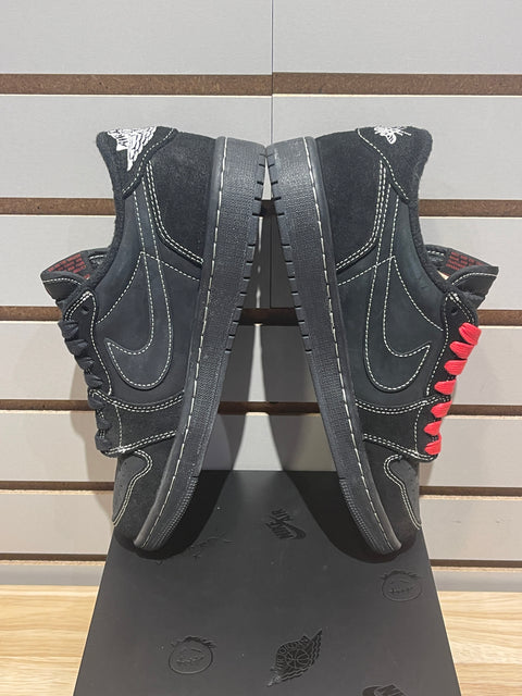 Jordan 1 Retro Low OG SP Travis Scott Black Phantom Sz 7