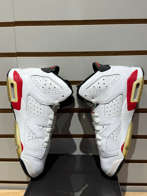 Jordan 6 Retro White Varsity Red (GS)