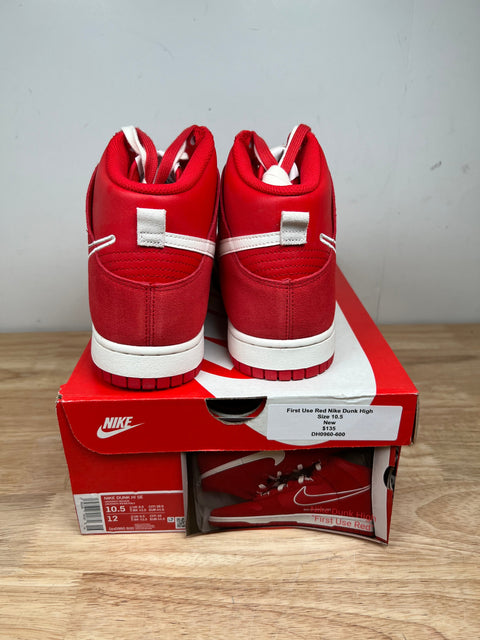 Nike Dunk High First Use Red