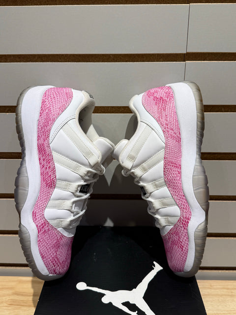 Jordan 11 Retro Low Pink Snakeskin (2013) Sz 6.5Y/8W