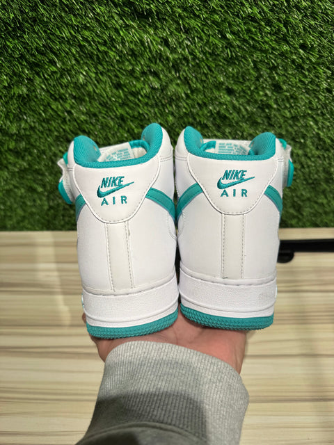 Nike Air Force 1 Mid '07 Clear Jade Sz 10.5