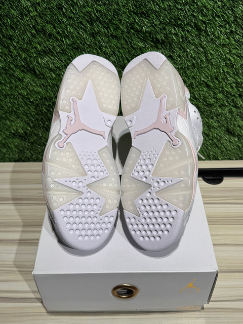Jordan 6 Retro Gold Hoops (Women's) Sz 5M