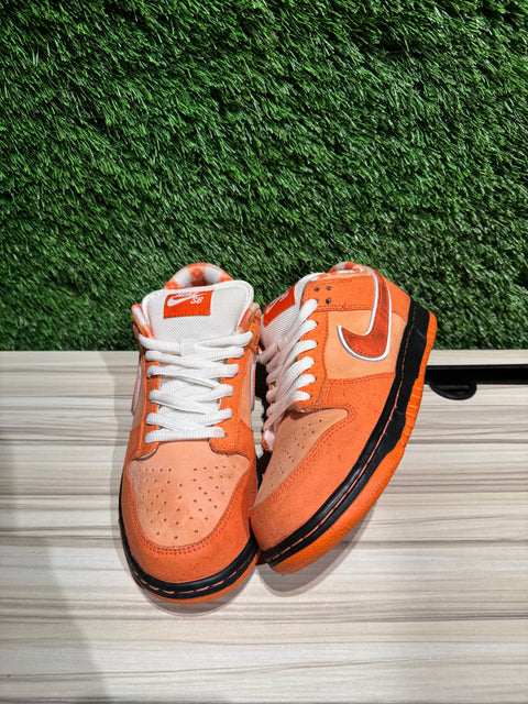 Nike SB Dunk Low Concepts Orange Lobster Sz 7.5M