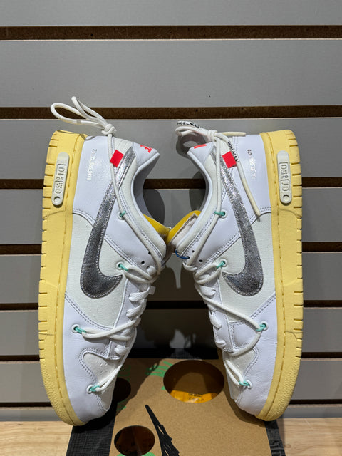 Nike Dunk Low Off-White Lot 1 Sz 9