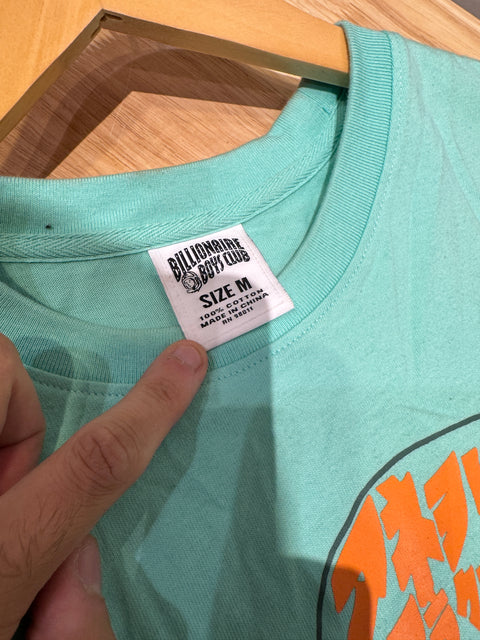 Billionaire Boys Club BBC Ice Green BB Air and Space Tee Sz M