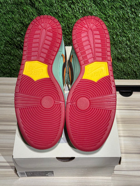 Nike SB Dunk Low Rodeo Tourmaline Sz 10.5M