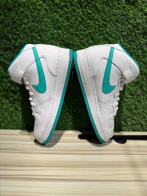 Nike Air Force 1 Mid '07 Clear Jade Sz 10.5