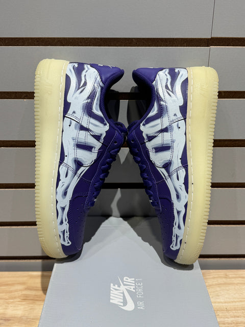 Nike Air Force 1 Low '07 QS Purple Skeleton Halloween (2021)