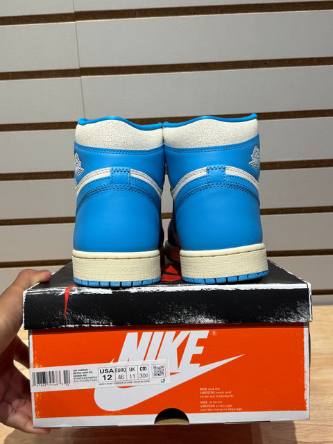Jordan 1 Retro High OG UNC Reimagined Sz 12