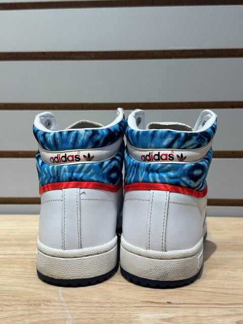 Adidas Top Ten High Tie Dye Sz 9