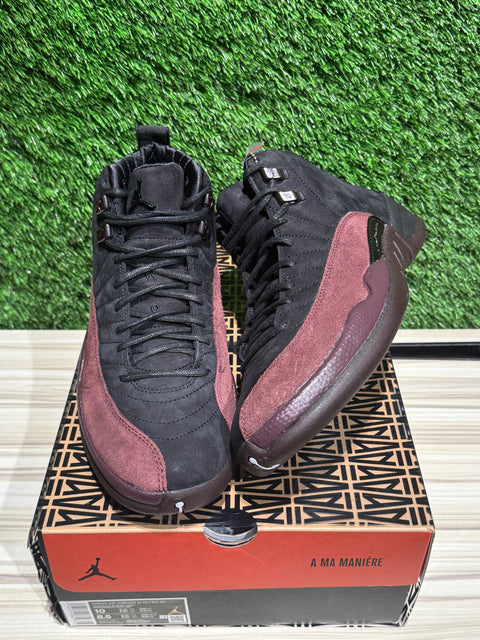 Jordan 12 Retro SP A Ma Maniére Black (Women's) Sz 10W/8.5M