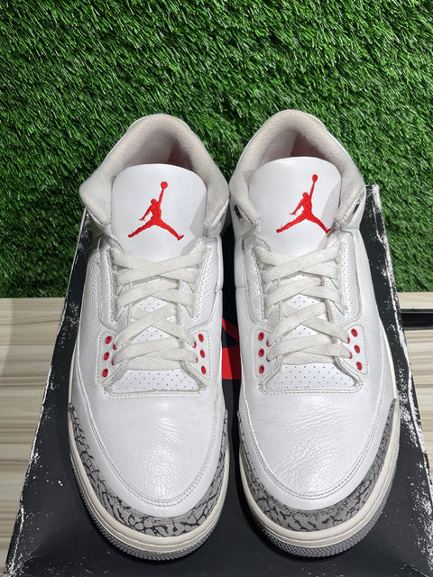 Jordan 3 Retro White Cement Reimagined Sz 12M
