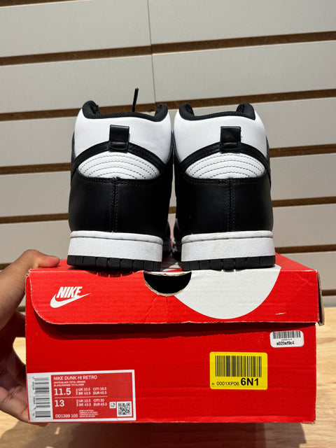 Nike Dunk High Panda Black White (2021/2024) Sz 11.5