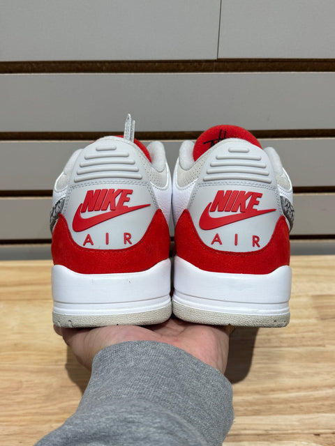 Jordan 3 Retro Tinker White University Red Sz 11