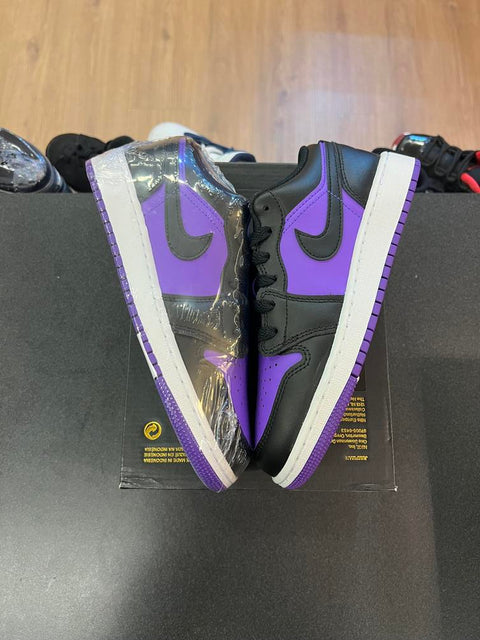 Jordan 1 Low Purple Venom (GS) Sz 4Y