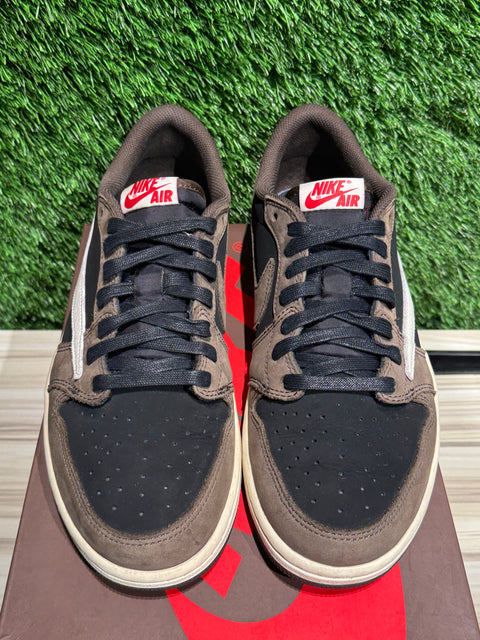 Jordan 1 Retro Low OG SP Travis Scott Mocha Sz 10M