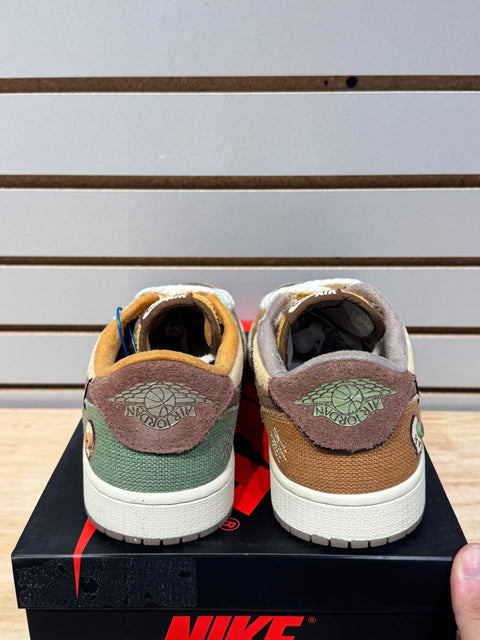 Jordan 1 Retro Low OG Zion Williamson Voodoo Sz 10