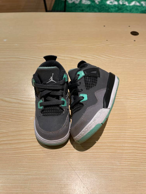 Jordan 4 Retro Green Glow (TD) Sz 6C