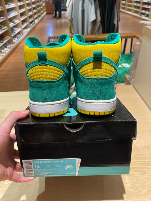 Nike SB Dunk High Oakland Athletics (Special Box) Sz 14