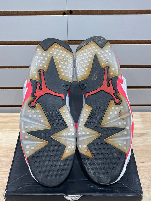 Jordan 6 Retro Infrared White (2014) Sz 9.5