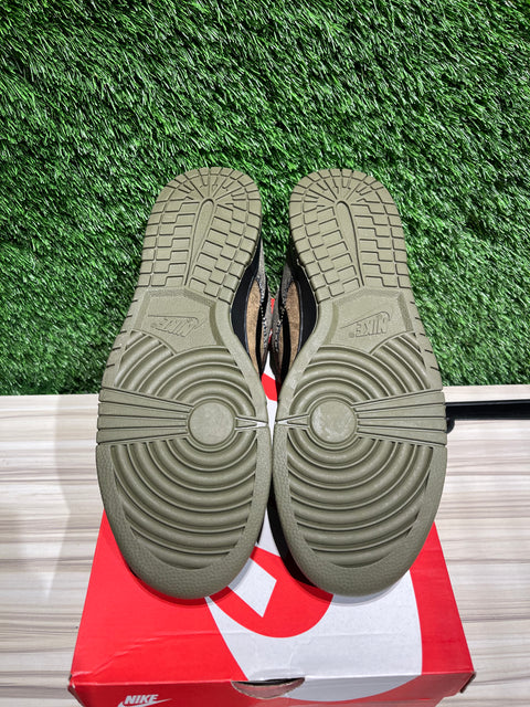 Nike Dunk Low Retro Camo Olive Sz 12
